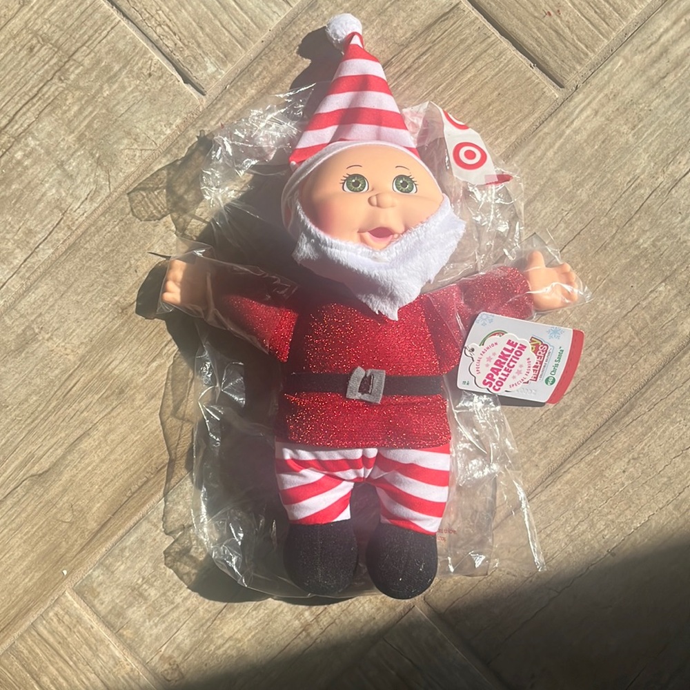 Cabbage Patch Kids Cuties HOLIDAY HELPERS Santa 10" Doll  Christmas NWT